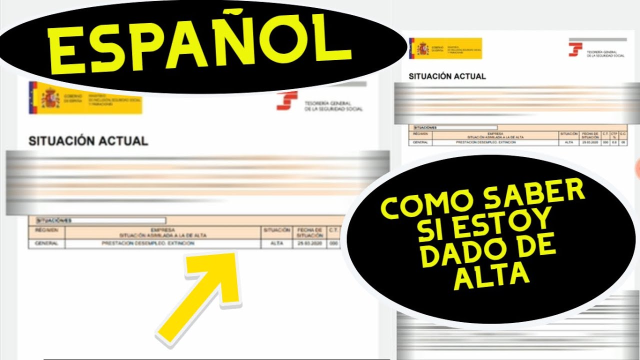 fecha de alta de una baja