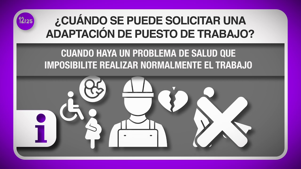 imposibilidad de adaptar el puesto de trabajo