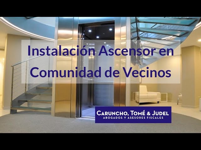 indemnización por ocupar local para ascensor