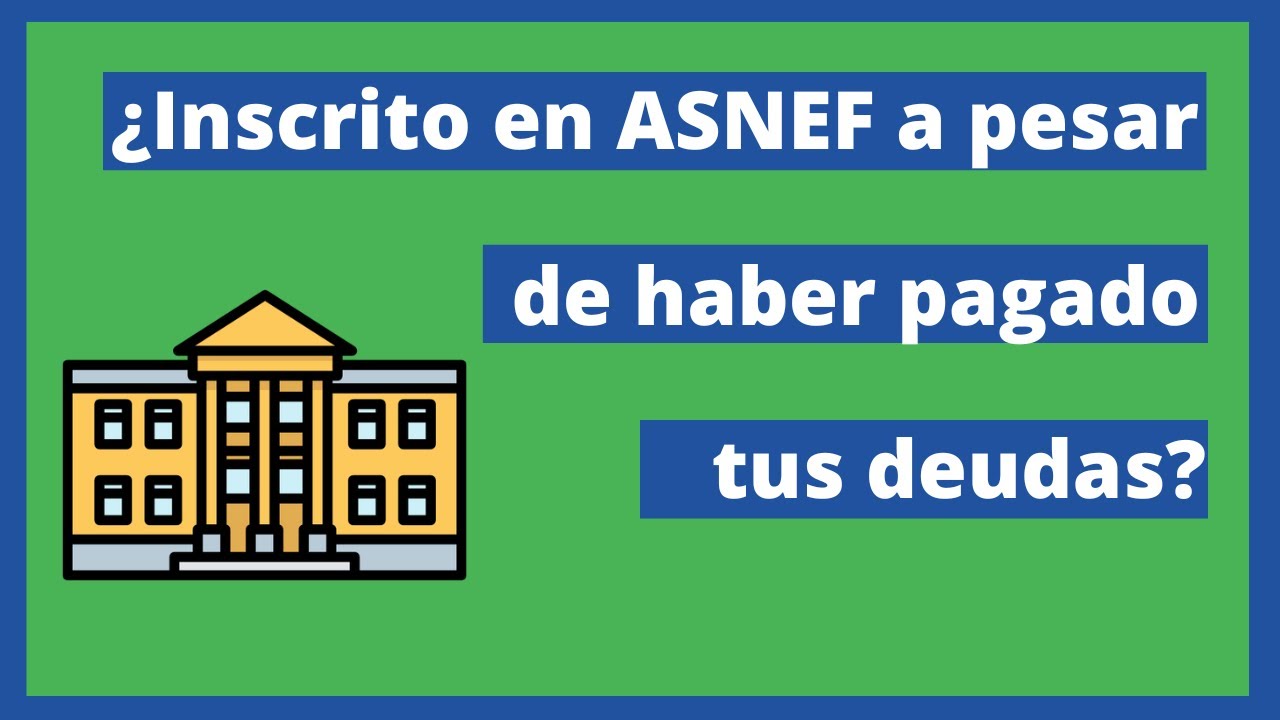 llevo más de 6 años en asnef