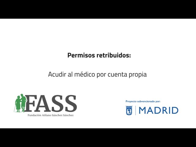 permiso para acompañar al medico a un familiar