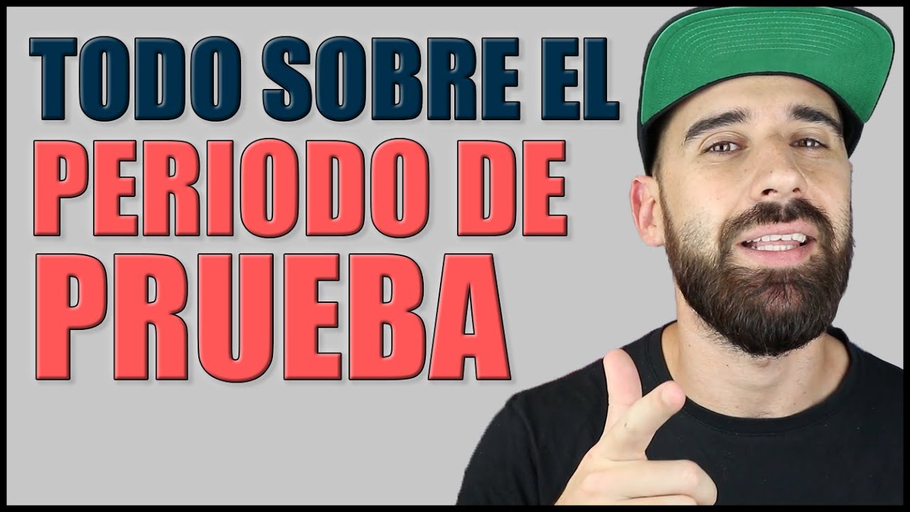 preaviso en el periodo de prueba