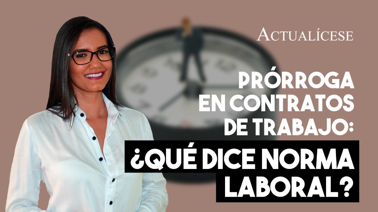 prorroga de contrato de trabajo temporal