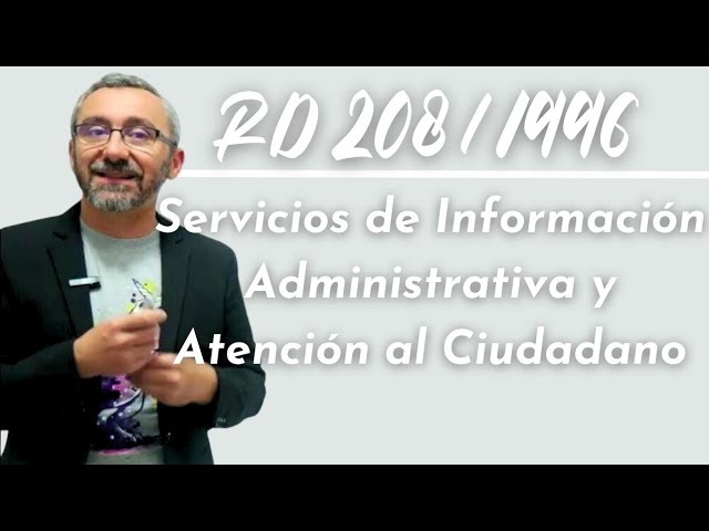 real decreto 208 1996 de 9 de febrero