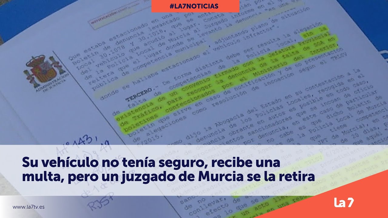 recurrir multa por no tener seguro obligatorio