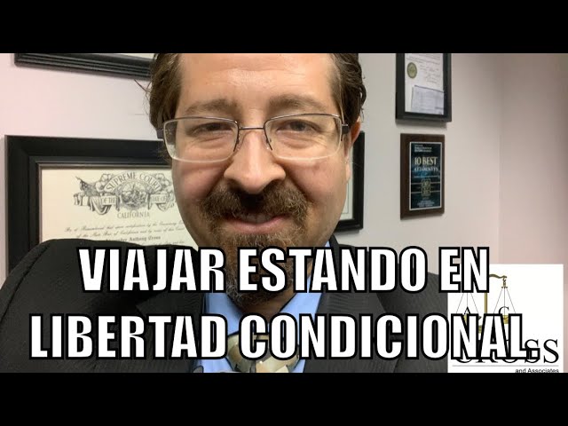 se puede viajar estando en libertad provisional