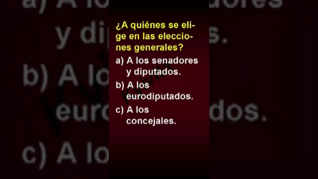 a quiénes se elige en las elecciones generales en españa
