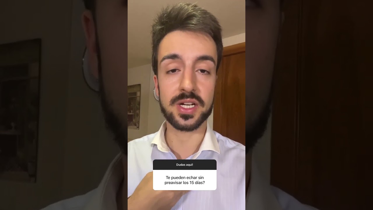 despido sin preaviso de 15 dias