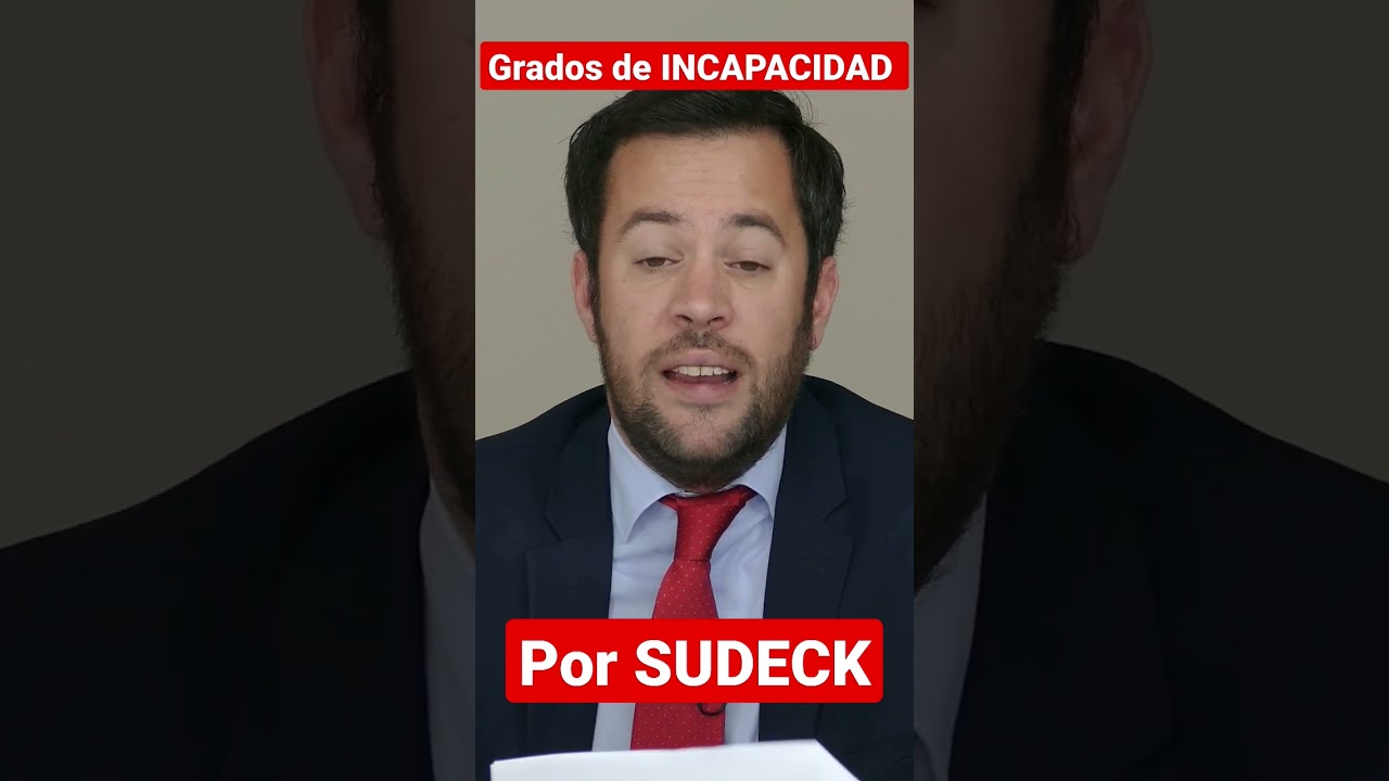 grado de discapacidad por síndrome de sudeck