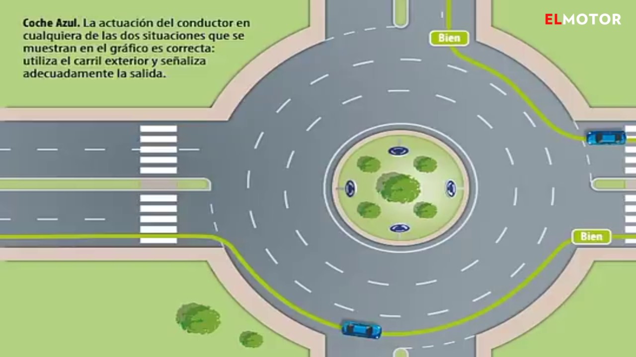 los peatones deberán cruzar las plazas y glorietas...