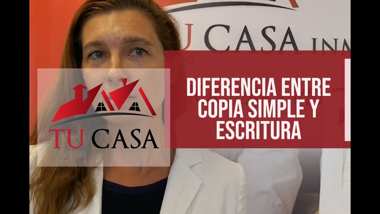 para que sirve una copia simple de escritura