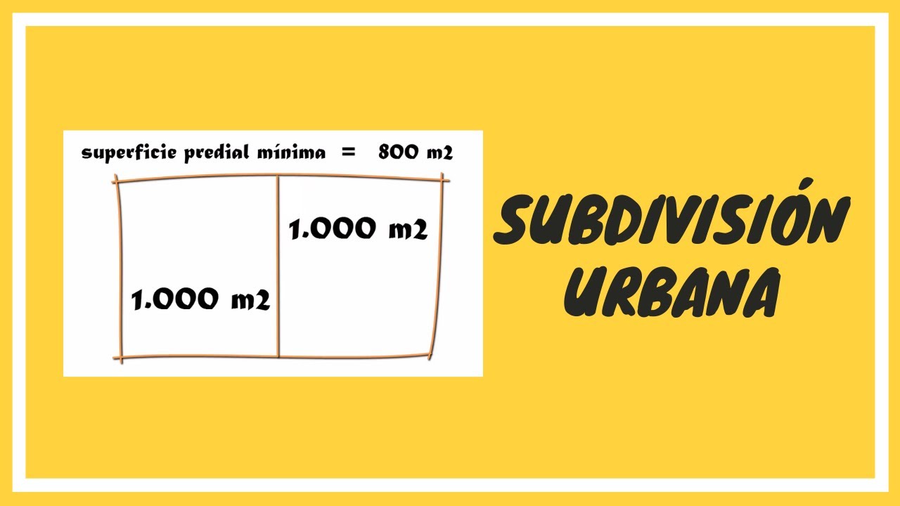 se puede dividir una parcela urbana en dos