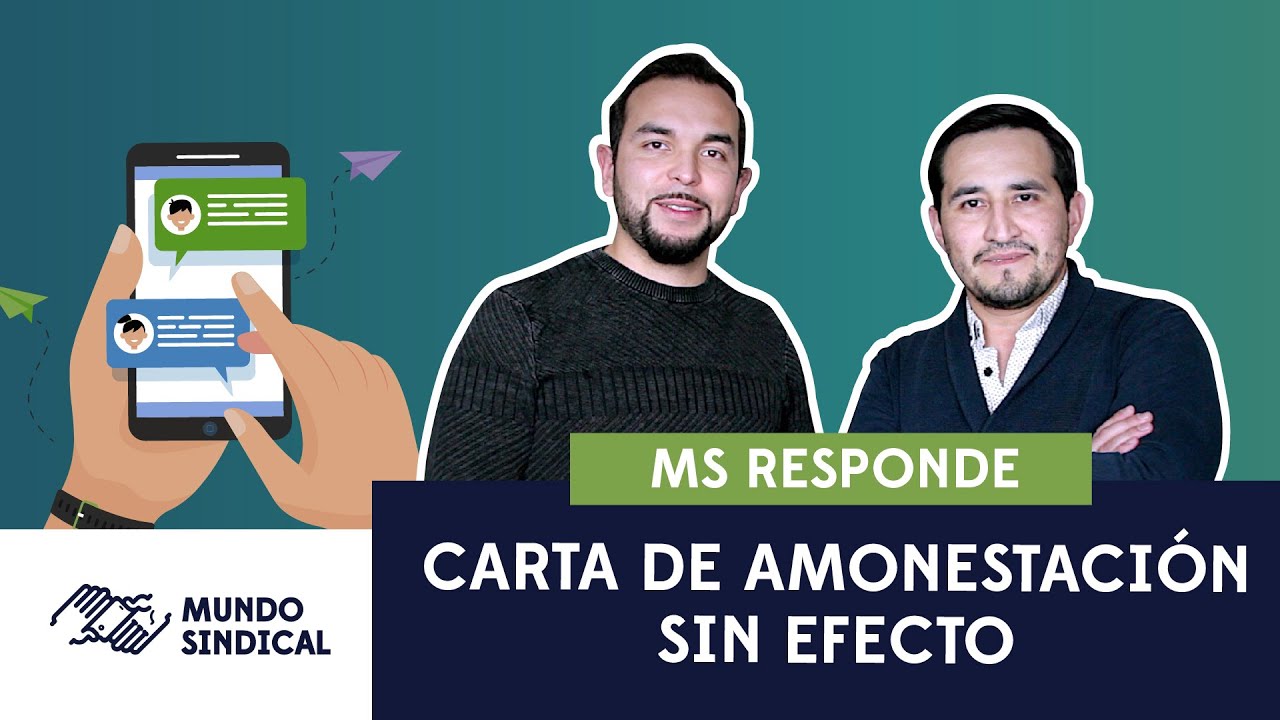si no firmo una carta de amonestación