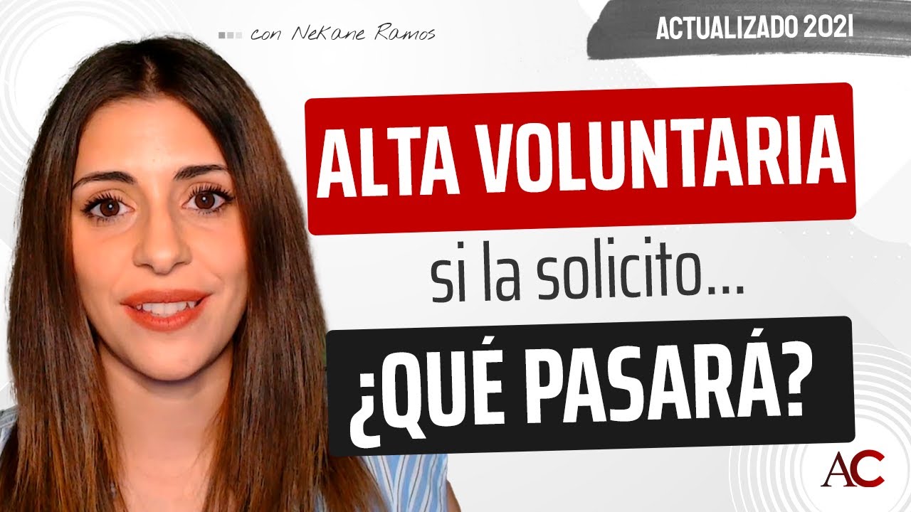 consecuencias de pedir el alta voluntaria en un hospital