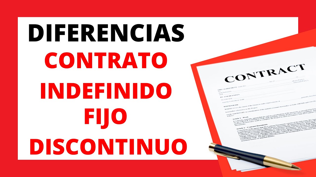 diferencia entre contrato indefinido y fijo discontinuo