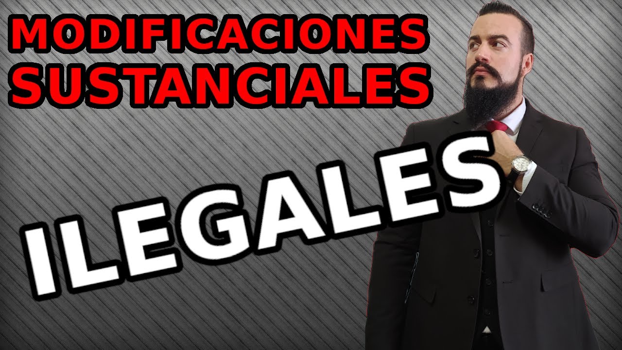 modificacion de las condiciones de trabajo