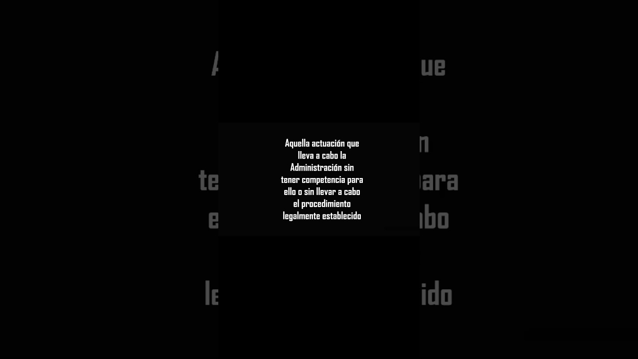 que es una via de hecho