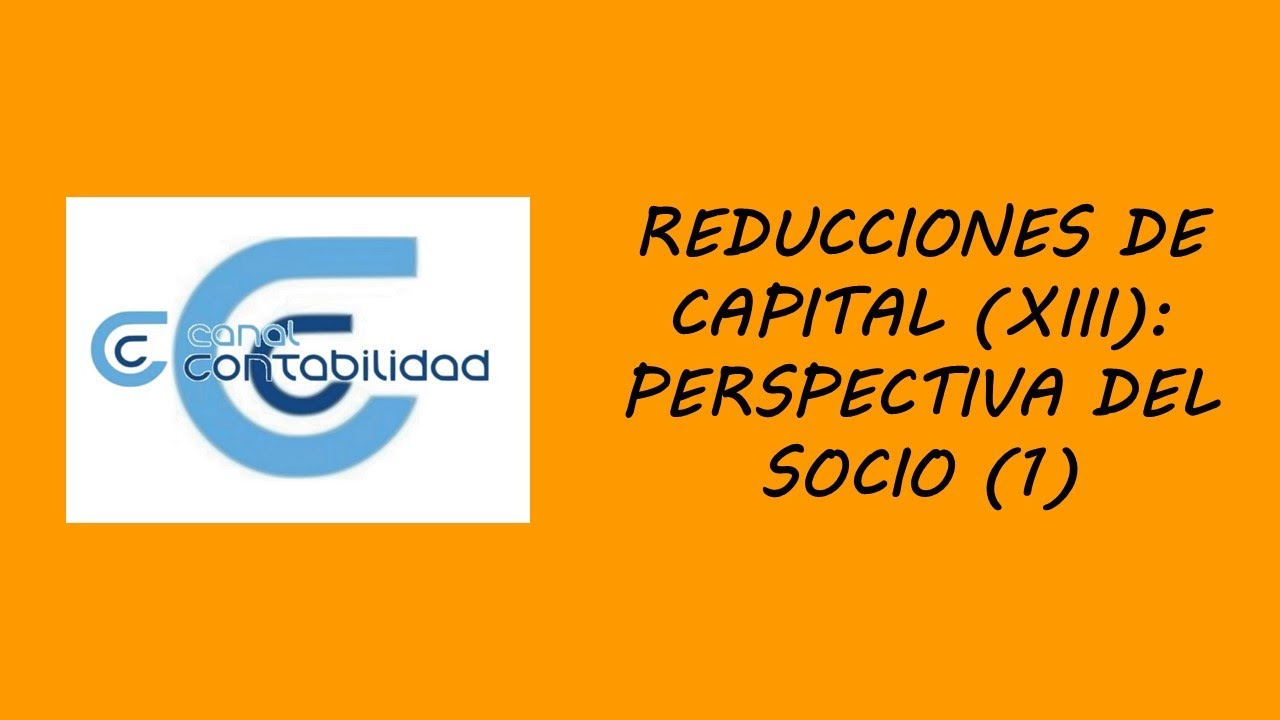 reducción de capital por salida de socio