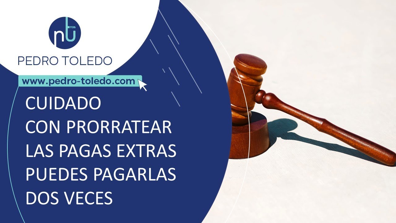 se pueden prorratear las pagas extras